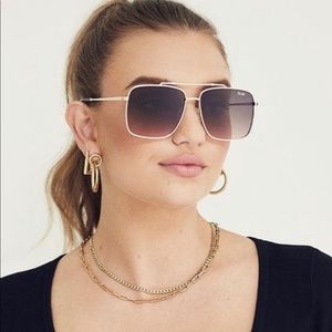 ☀️ NWT QUAY Australia: Hot Take Aviator Sunglasses